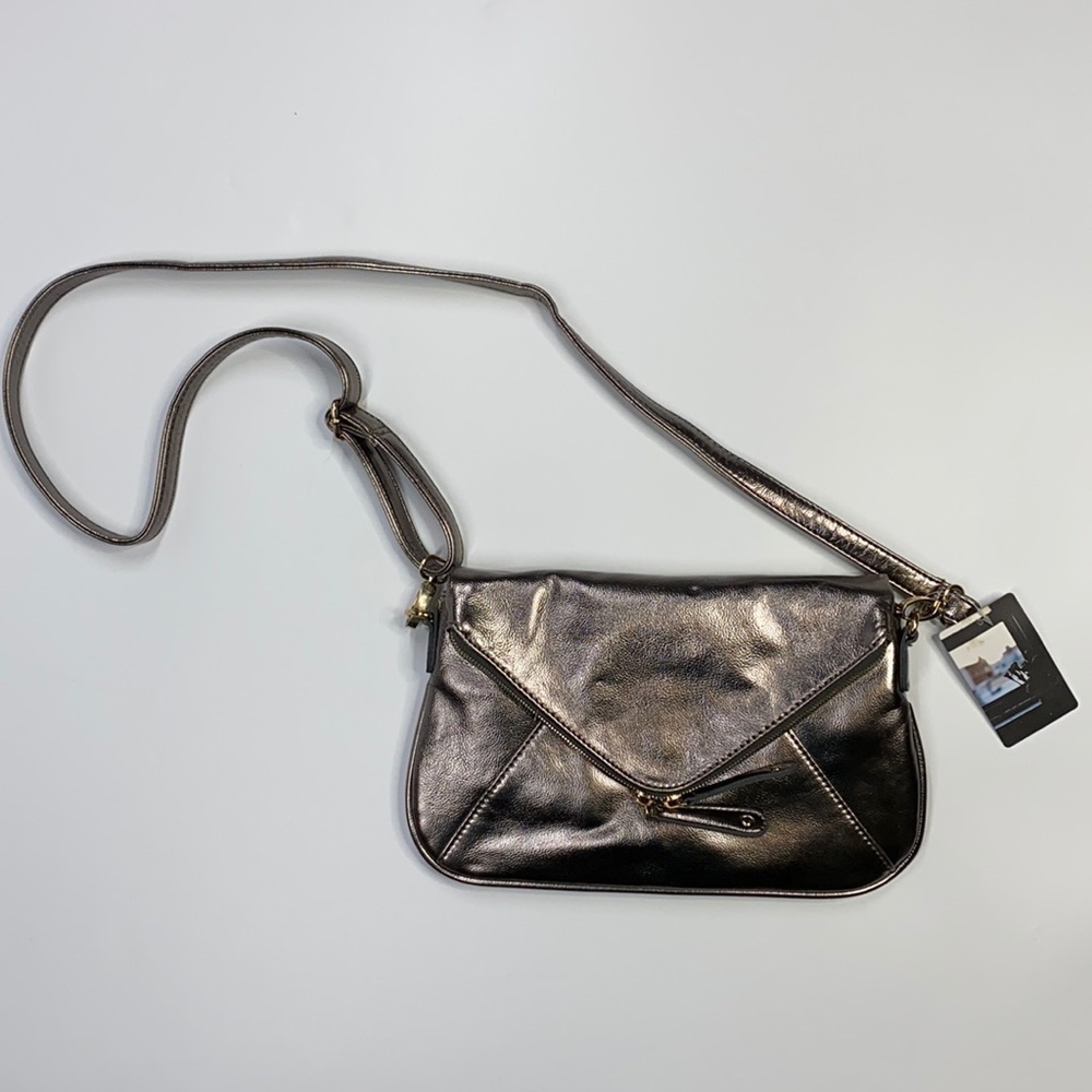 KimChi Blue Silver Crossbody Purse/Bag NWT